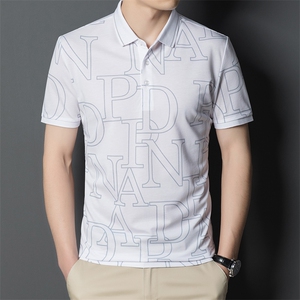 POLO男装短袖2023夏季高端男士透气商务大码修身体恤衫P68图片