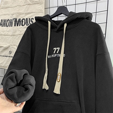 供抖音加绒加厚双面奥粒绒卫衣男X416B-1-WYJ793-特P55限88，男装卫衣，星座416B-1