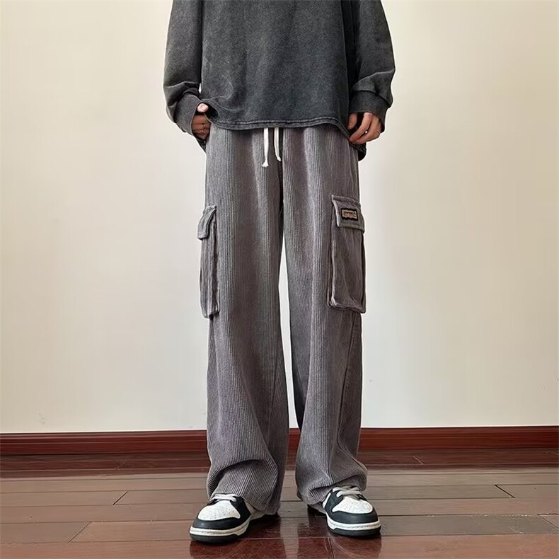 男春季新款港风灯芯绒休闲裤A770P40,男装休闲裤,星座1116-2