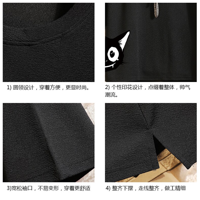 Q11035-P30春夏季七分袖t恤男大码五分袖男短袖中袖砖墙挂拍,男装T恤,电商A040A