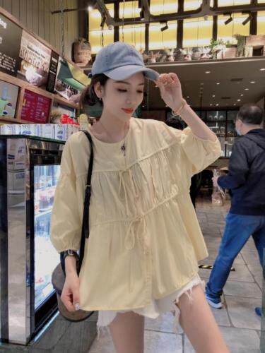 韩版天丝娃娃衫，女装，一杭