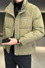 男士羽绒服2024新款冬季简约潮牌立领男装外套A313-8636-P225，男装羽绒服，电商A313