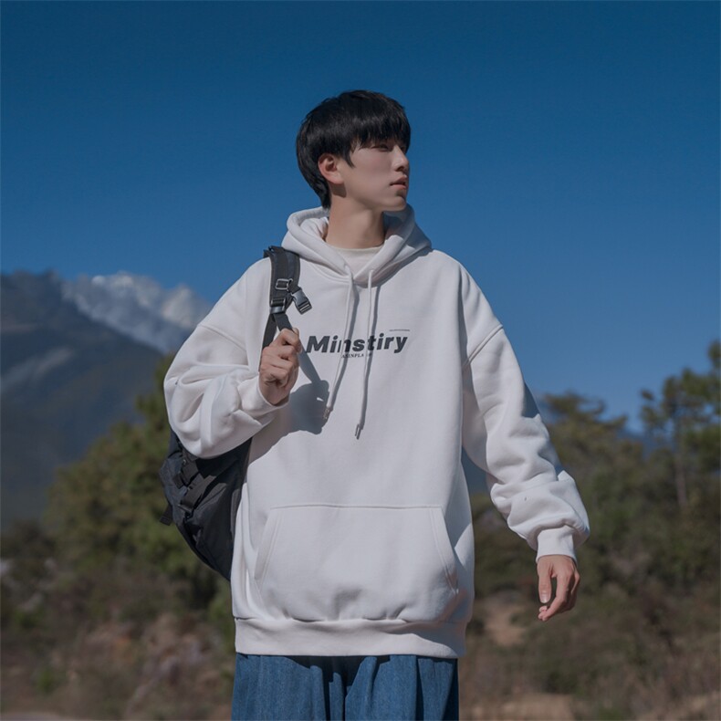 B225-YHA5002-P53-X68-材质-65%棉 35%聚酯纤维-字母印花连帽卫衣图片