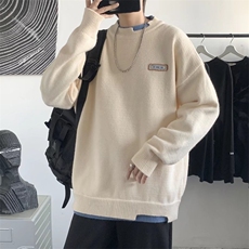 男春季新款卫衣假2件圆领卫衣W500P37，男装卫衣，星座1116-2