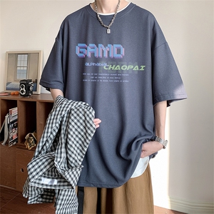 ！2024夏季男士潮流华夫格短袖T恤清爽情侣半袖TXH306P25图片