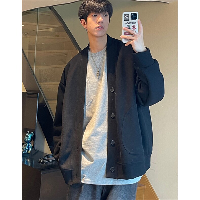 时尚ins日系文艺新款原宿简约潮流高质量华夫格复合卫衣W8689,男装卫衣,星座1116A（原606A-3）