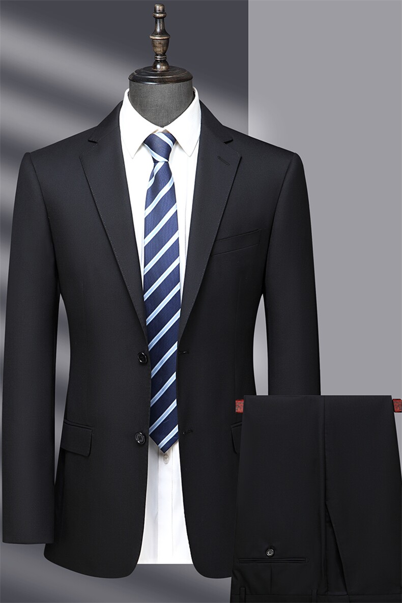 男士2023年秋季西服礼服西装修身商务休闲男装西装套装,男装西服套装,电商B360