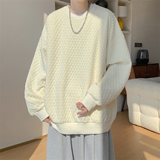卫衣男秋季新款港风宽松提花套头上衣WY8021-特P32，男装卫衣，星座214-3
