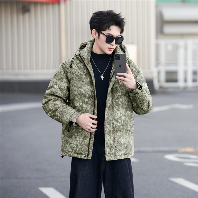 大货标50灰鸭绒男装羽绒服连帽C317-Y7865-P225控298,男装羽绒服,电商C317