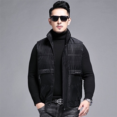 B2119钱塘2020-3冬季新款男士羽绒服马甲90绒保暖主推P155，男装羽绒服，钱塘207-3
