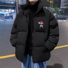 新款棉衣男冬季加厚棉袄外套青少年宽松立领潮牌面包服TT1062P62，男装棉衣，星座1013-5
