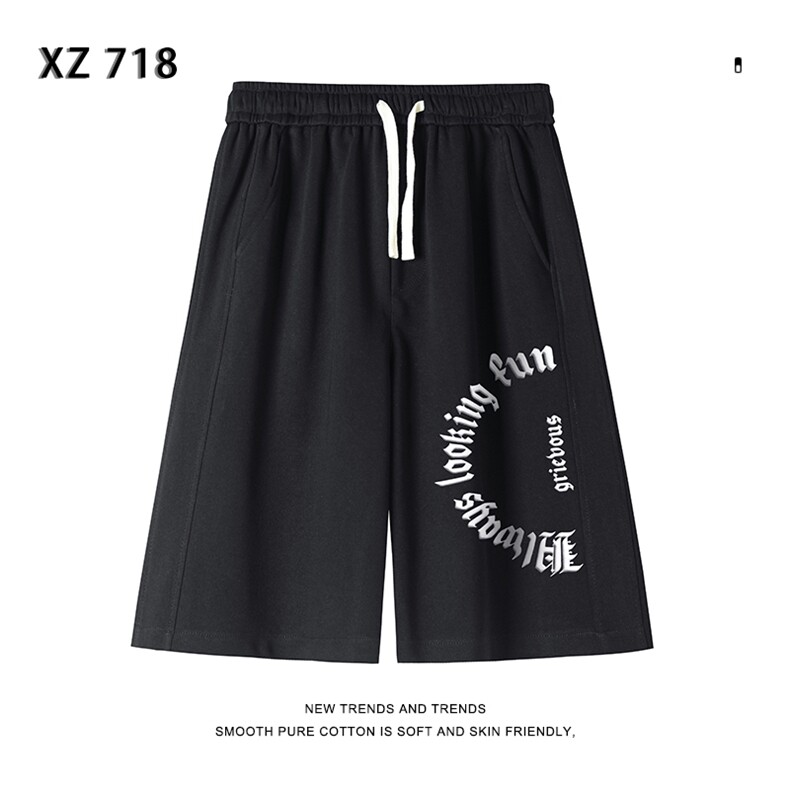 短裤男夏季宽松华棉裤男士薄款休闲夏天五分裤子XD1717特批35,男装休闲裤,星座718