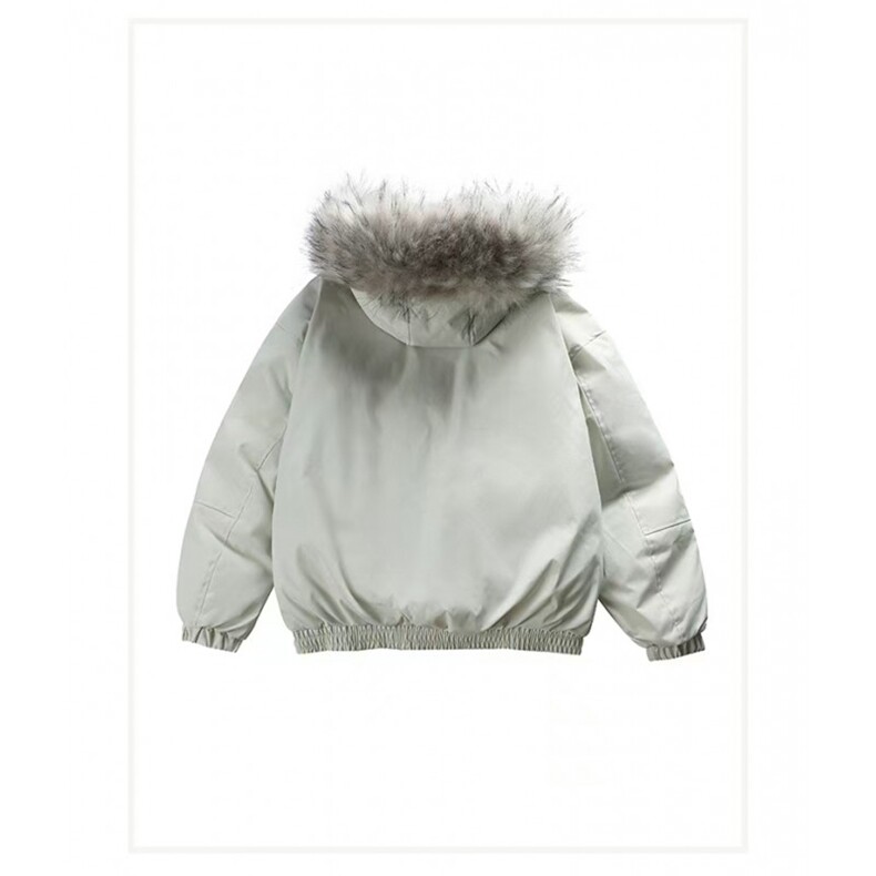 MA725-P105网图潮小牛津情侣派克服毛领冬季加厚外套毛领可拆卸,男装棉衣,星座1611A