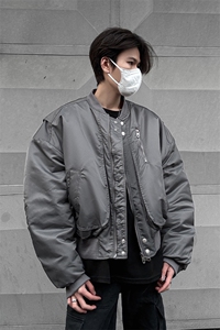 冬季美式飞行员短款加厚棉衣冬装棒球领棉服男装外套S376-特125图片