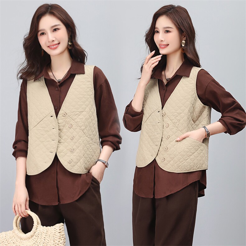 2023秋冬新款百搭马甲，女装马甲，小林双子