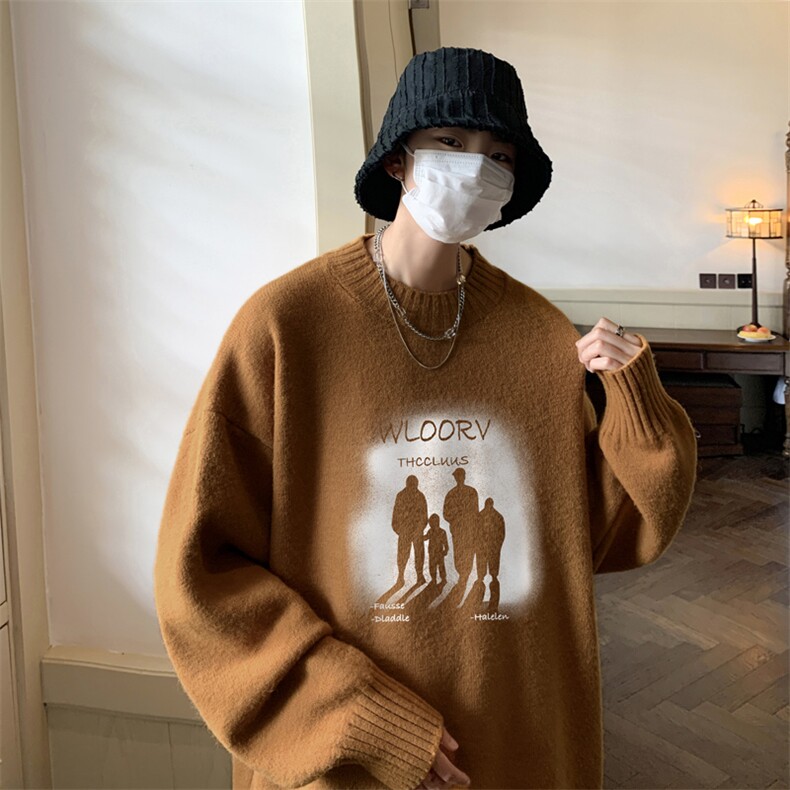 高质量！秋冬季半高领毛衣男士加绒加厚线衣男针织衫男MY50-P45,男装针织衫/毛衣,电商B367