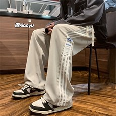 XZ616早秋新款冰丝裤贴标宽松休闲裤TY920M-5XLP35控48，男装休闲裤，星座512A（原616）