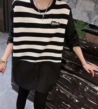 设计师拼接卫衣，女装卫衣/绒衫，雪儿伊秀