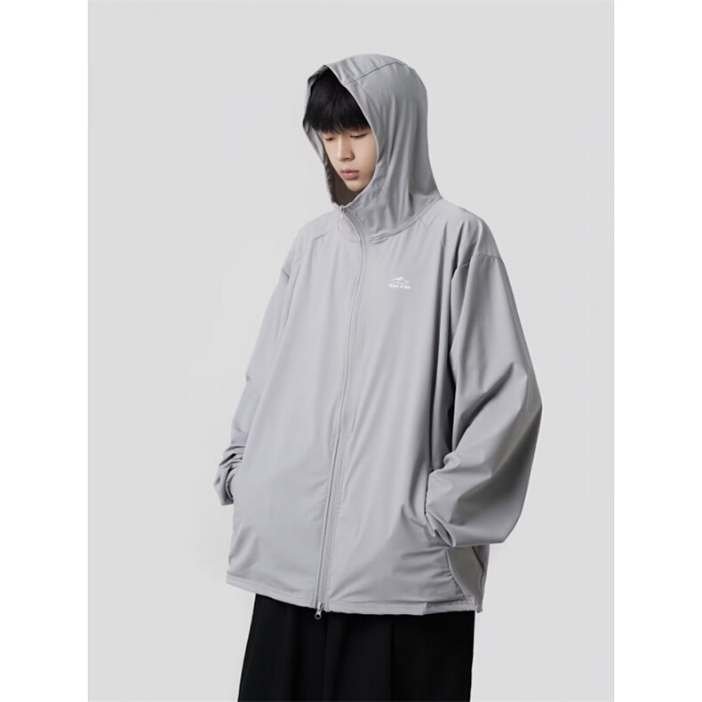 冰丝防晒服男式夏季薄款连帽夹克外套日系防紫外线夹克SF09-P40,男装夹克,星座1001-1