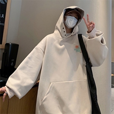得物抖音直播高品质麂皮绒宽松男连帽卫衣外套W7021P55控79，女装短外套，电商C408(原B339-1)