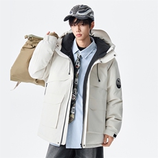 冬季羽绒服男款户外工装休闲情侣加厚保暖外套XZ309Y95707P248，男装羽绒服，星座309（原A406）