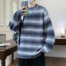 【新品】2025秋冬男士时尚休闲百搭针织毛衣潮流-M036-P45，男装针织衫/毛衣，星座1105-1