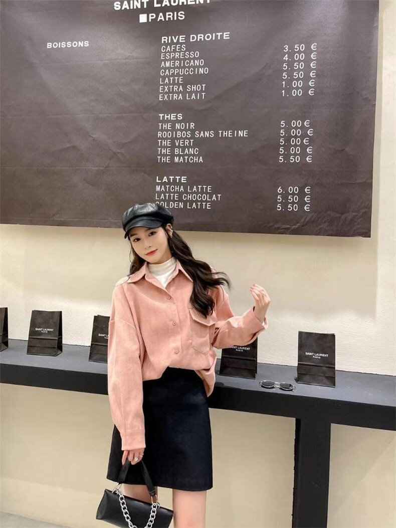 磨毛加厚加绒衬衫，女装衬衫，Balance Studio