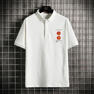 PL57093-P35 翻领短袖polo衫男大码胖子半袖t恤男有领保罗衫图片
