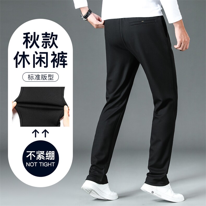 DS2015钱塘2020-3秋冬新款男士直筒休闲裤宽松百搭松紧长裤P53,男装休闲裤,钱塘207-3