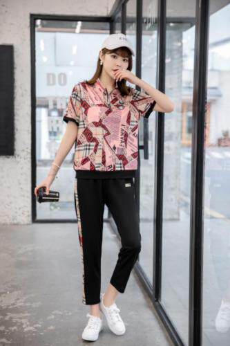 现货供应：冰麻丝套装M一XXL，女装职业装，拉思维加丝