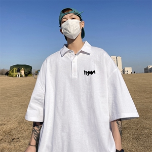 支持得物品质配合二开 珠地网眼透气宽松短袖T恤翻领POLO衫 PL101图片