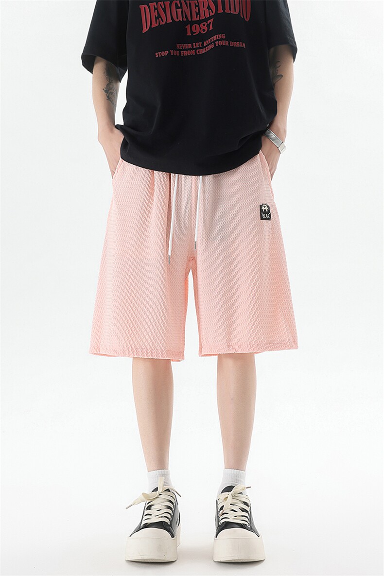 8XL-M2025夏季特大码阔腿短裤男高街ins宽松垂感休闲裤DK1510P45,男装牛仔裤,电商D206-1