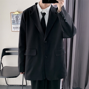 秋季休闲小西服男装外套西服男XF001-P70 控128黑色尺码到4XL图片