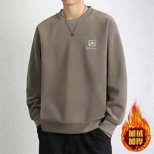 秋冬男士圆领一体绒卫衣打底套头卫衣2507-P55图片