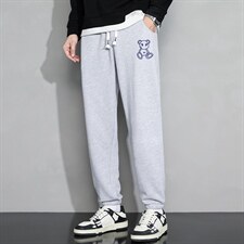 休闲裤男22秋冬新款舒适百搭运动裤潮牌修身工装裤学生卫裤Z901，男装休闲裤，星座815-2