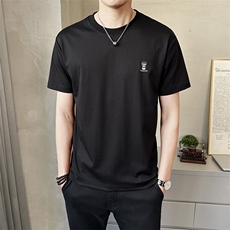 男士新款圆领百搭高级感时尚短袖T恤棉质潮流夏季上衣T3301-P38，男装T恤，电商A237