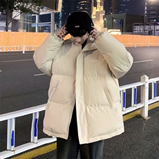 男士棉衣冬季ins韩版棉袄加厚棉服连帽外套男宽松面包服MY926-P98，男装棉衣，星座1008