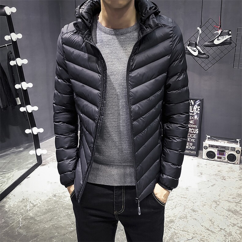 2020冬季新款男士棉衣外套新款韩版潮流棉袄薄棉服DS234T图片