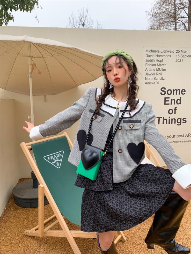 甜美爱心小香外套，其它，YOUER DENG