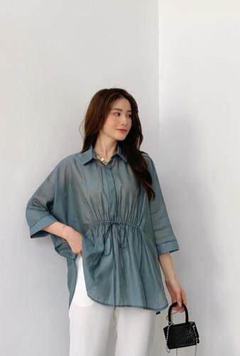 夏季新款，天丝小衫，女装，欧佩琳