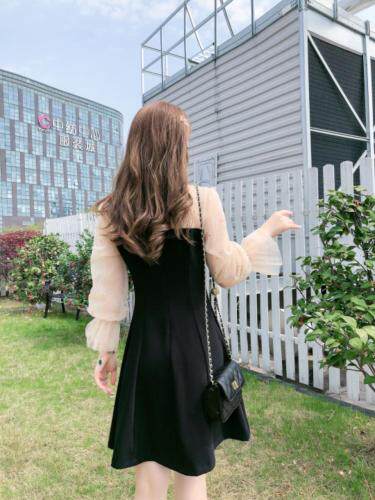 【现货】烫钻连衣裙,女装连衣裙,艾丹迪蔓