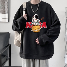 麂皮绒卫衣男大码重磅长袖t恤男JW81289-P35，男装卫衣，电商A040