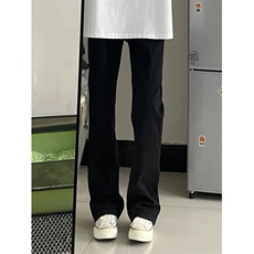 【有货】黑色牛仔裤男美式cleanfit微喇裤子高街N083LL-特P32，男装牛仔裤，星座1007（原301D）