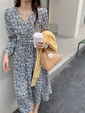 【现货】春季新款韩版碎花连衣裙，女装连衣裙，She