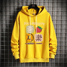 WY2322-P35加绒款-P40纯棉连帽卫衣男大码运动帽衫宽松薄网格，男装卫衣，电商A040A