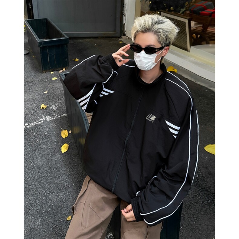痞帅外套男ins高街潮牌港风日系原宿风韩版潮流宽松夹克JK12-P68,男装夹克,星座308B-2