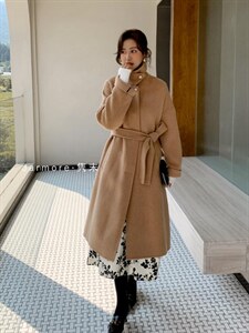 2021Jarmore隽末高端定制金属亮丝阔气小姐姐双面羊绒图片