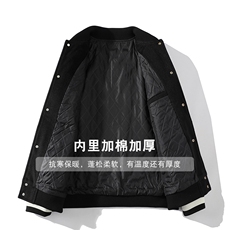 冬款港风加棉加厚时尚棉衣外套毛巾绣棒球服男士8133-P120控价158，男装棉衣，电商A441-1