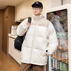 冬季加厚男士立领皮棉衣男字母外套棉服棉袄潮流A266-P01-P80，男装棉衣，电商A266