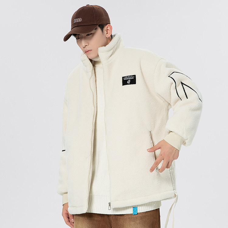 2025冬季男士羊羔绒棉袄加厚高级感冬装棉服潮流面包服MY887-P115,男装棉衣,电商A062